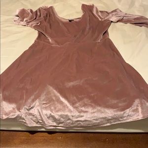 Pink velvet dress. Xl juniors size